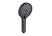 AQ2201MB ЛУГАНО ручной душ, матовый черный - Цена: 1 340 руб. - Душевые комплекты - Магазин Белый Лис