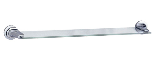 NOFER 16415.B Полка для ванной стеклянная Hotel - Цена: 4 620 руб. - Полки - Магазин Белый Лис