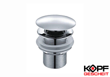Kopfgescheit KG-WS1.10 Автоматический донный клапан с переливом - Цена: 990 руб. - Донные клапаны - Магазин Белый Лис