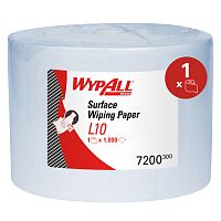 Kimberly Clark Professional 7200 Протирочные салфетки WypAll L10 для поверхностей - 1 рулон, 1000 листов от магазина Белый Лис