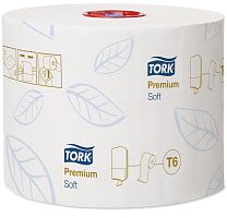 127520 Tork Premium туалетная бумага двухслойная в средних рулонах 35x132 мм от магазина Белый Лис