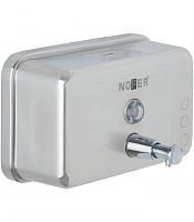 NOFER 03042.S Диспенсер для мыла INOX матовый горизонтальный с пластиковым резервуаром внутри 1200 м от магазина Белый Лис