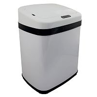Ksitex AGB-20W Урна сенсорная металлическая 20 литров, белая - Цена: 8 635 руб. - Урны и контейнеры для мусора - Магазин Белый Лис
