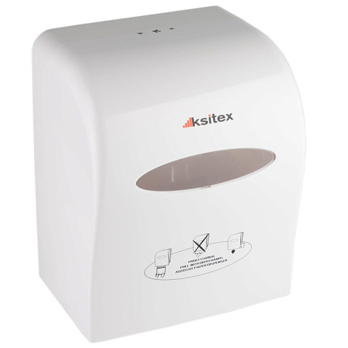 Ksitex A1-15A Автоматический диспенсер для рулонных полотенец сенсорный пластиковый белый от магазина Белый Лис