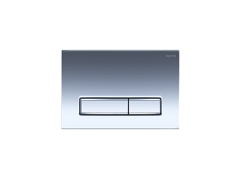 Панель смыва Aquatek Slim Хром глянец (клавиши прямоугольные) KDI-0000023 от магазина Белый Лис