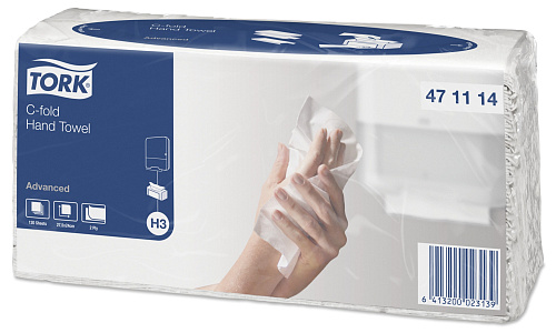 471114 Tork Advanced двухслойные бумажные полотенца C-сложения от магазина Белый Лис