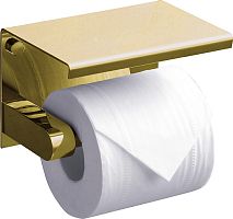 Держатель туалетной бумаги с полкой RUSH Edge (ED77141 Gold) - Цена: 4 530 руб. - Держатели для туалетной бумаги  - Магазин Белый Лис