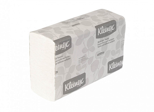 Kimberly-Clark 1890 KLEENEX MultiFold Листовые бумажные полотенца однослойные Z-сложения от магазина Белый Лис
