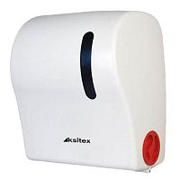 Ksitex AC1-18 Диспенсер для рулонных полотенец, пластик белый от магазина Белый Лис
