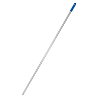 Рукоятка металлическая синяя 140см NV-147MB - Цена: 251.45 руб. - Ручки для швабр, флаундеров - Магазин Белый Лис