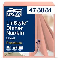 478881 Tork LinStyle салфетки 39х39 коралловые от магазина Белый Лис