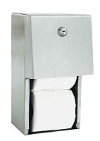 NOFER 05015.S Диспенсер для двух малых рулонов туалетной бумаги антивандальный от магазина Белый Лис