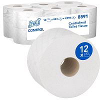 8591 Scott® Control™ Туалетная бумага - Рулон с центральной подачей для системы на 2 рулона от магазина Белый Лис