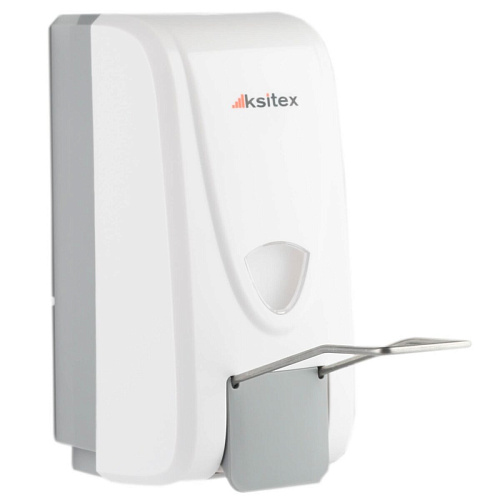 Ksitex ES-1000 Локтевой дозатор для жидкого мыла, пластик белый от магазина Белый Лис