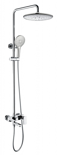 Душевая колонна со смесителем для ванны Bravat Riffle (F6336370CP-A-RUS) от магазина Белый Лис