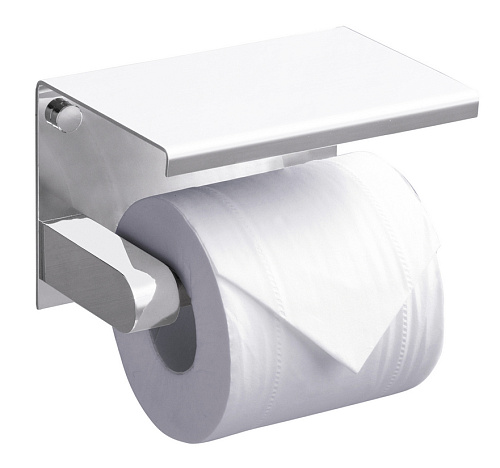 Держатель туалетной бумаги с полкой RUSH Edge (ED77141 White) - Цена: 4 087 руб. - Держатели для туалетной бумаги  - Магазин Белый Лис