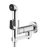 AQ1819CR НИКА комплект для гигиенического душа встроенный (смеситель + гигиеническая лейка + шланг) - Цена: 7 060 руб. - Смесители AQUATEK - Магазин Белый Лис