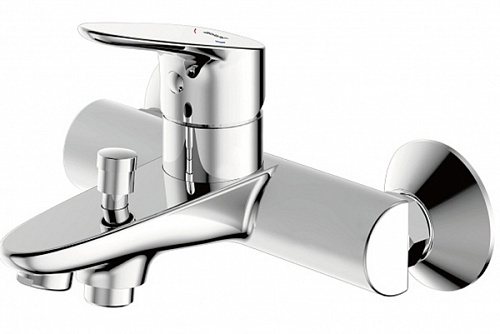 Смеситель для ванны с коротким изливом Bravat Drop (F64898C-01A) от магазина Белый Лис