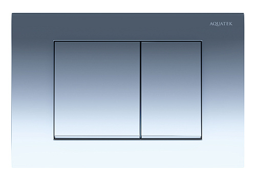 AQUATEK KDI-0000010 Панель смыва хром глянец, клавиши квадрат от магазина Белый Лис