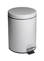 NOFER 09100.03.W Урна с педалью из нержавеющей стали 3 л. (белая) - Цена: 2 695 руб. - Урны и контейнеры для мусора - Магазин Белый Лис