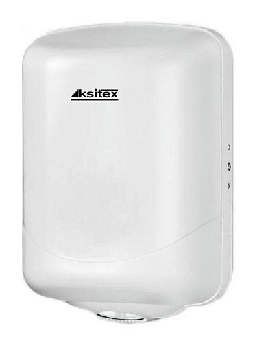 Ksitex A1-14W Диспенсер для рулонных полотенец с центральной вытяжкой, пластик белый от магазина Белый Лис