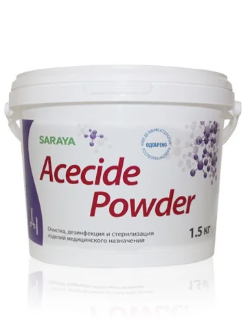 SARAYA Acecide Powder Дезинфицирующее средство для дезинфекции поверхностей и скорлупы яиц - Цена: 2 885 руб. - Антисептик и дезинфицирующие средства - Магазин Белый Лис