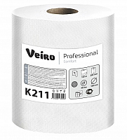 Veiro Professional Comfort K211 Полотенца бумажные однослойные в рулонах от магазина Белый Лис