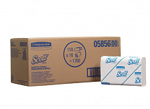 Kimberly-Clark 5856 SCOTT Slimold Листовые бумажные полотенца однослойные Z-сложения в пачке от магазина Белый Лис