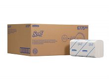 Kimberly-Clark 6775 SCOTT Листовые бумажные полотенца однослойные Z-сложения в пачке от магазина Белый Лис