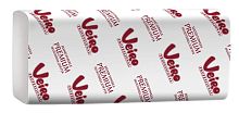 Veiro Professional Premium KV306 двухслойные листовые полотенца V-сложения от магазина Белый Лис