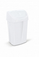 IPC Euromop Контейнер для мусора 15 литров белый пластик - Цена: 1 700 руб. - Урны и контейнеры для мусора - Магазин Белый Лис